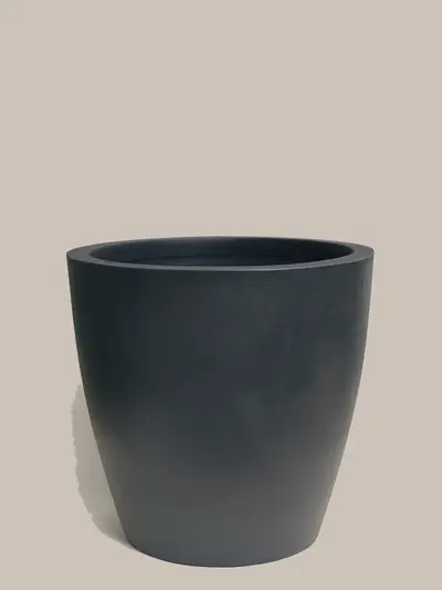 Manolya Beton Saksı No 2 Ø28cm Antrasit